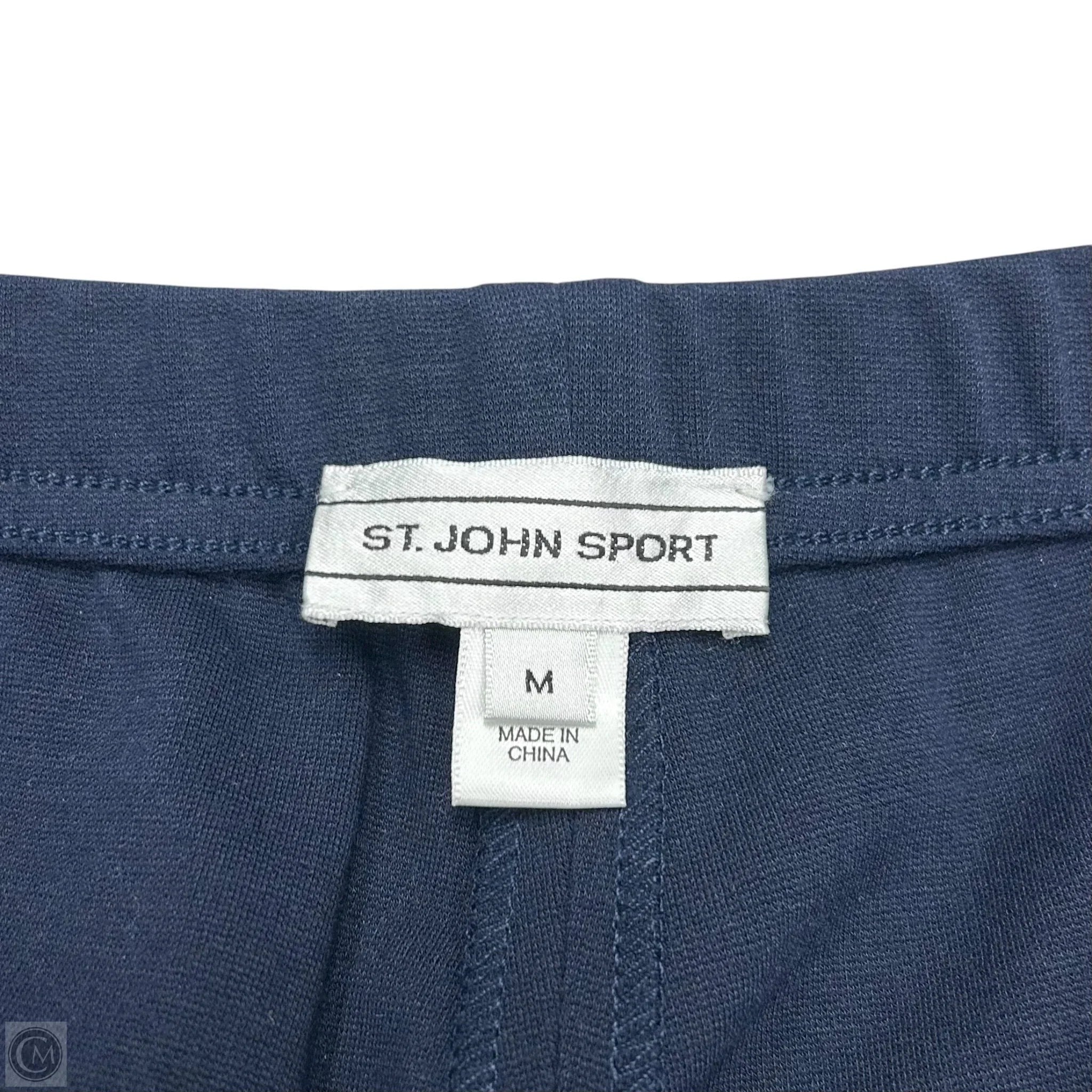 Pants Leggings By St John Knits In Navy, Size: M