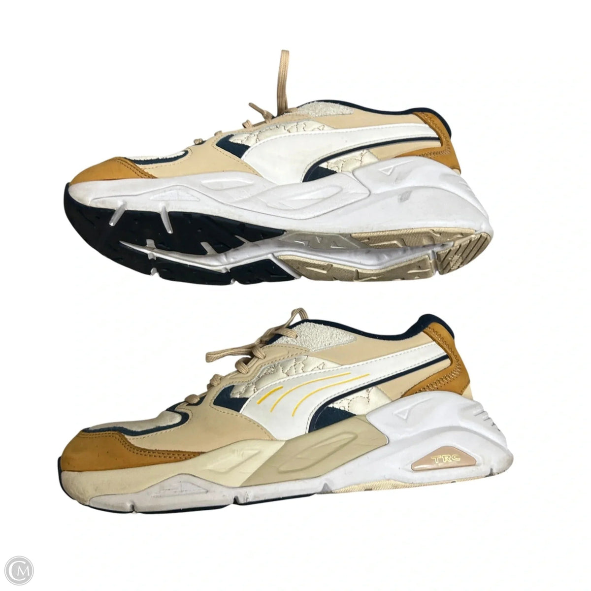 Shoes Athletic By Puma In Blue & Cream, Size: 9