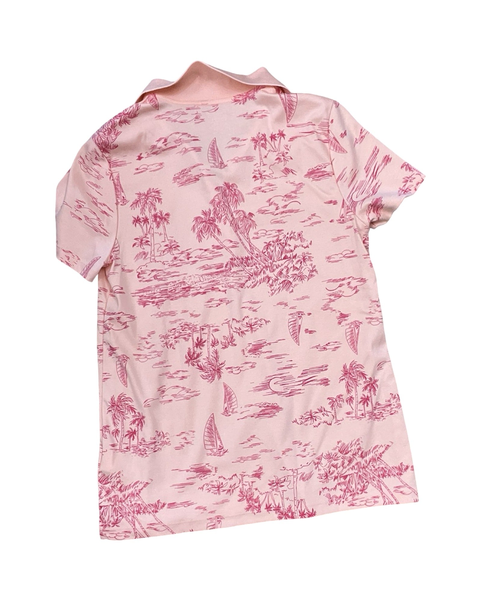 Top Ss By Lands End In Peach, Size:S