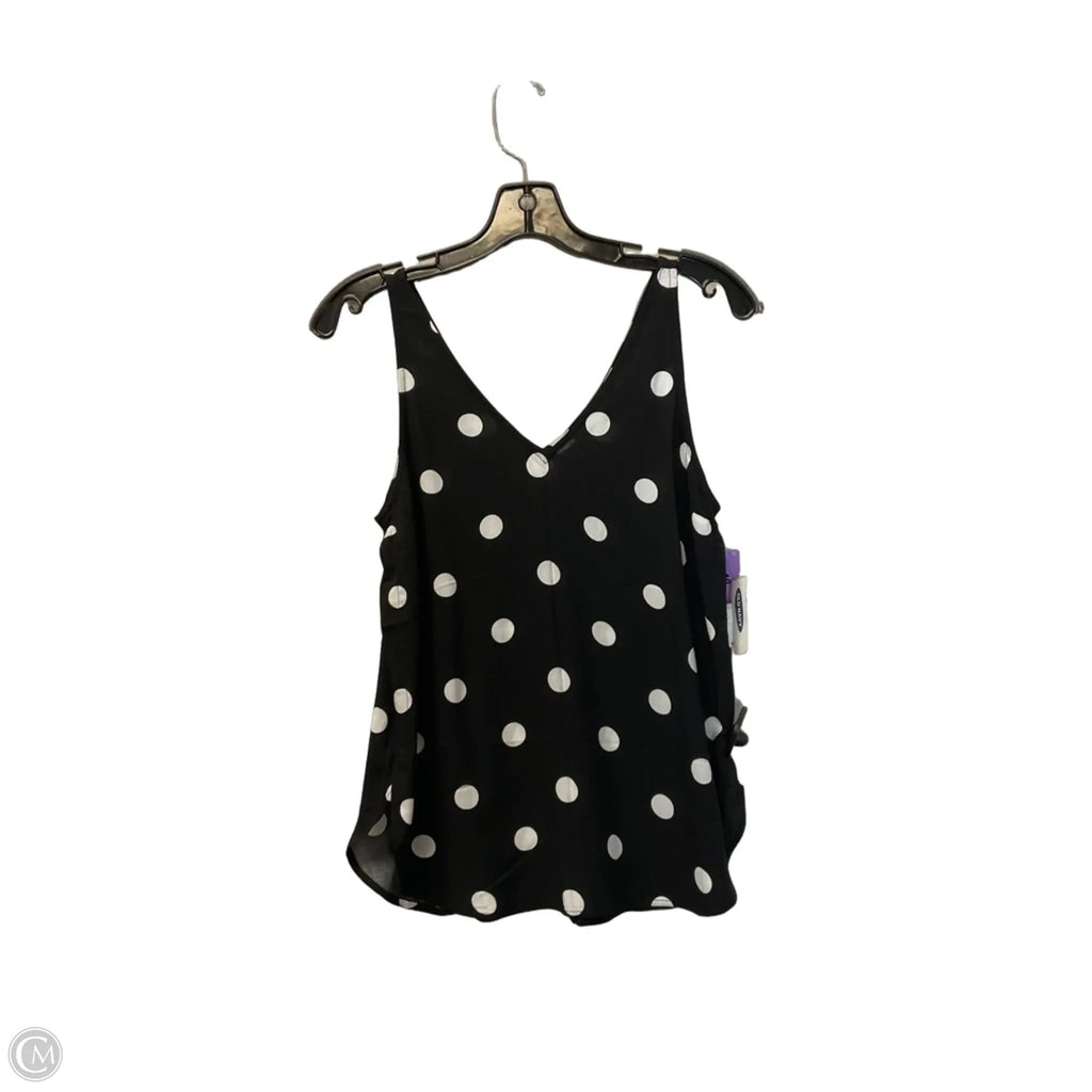 Top Sleeveless By Old Navy In Polkadot Pattern, Size: Xs