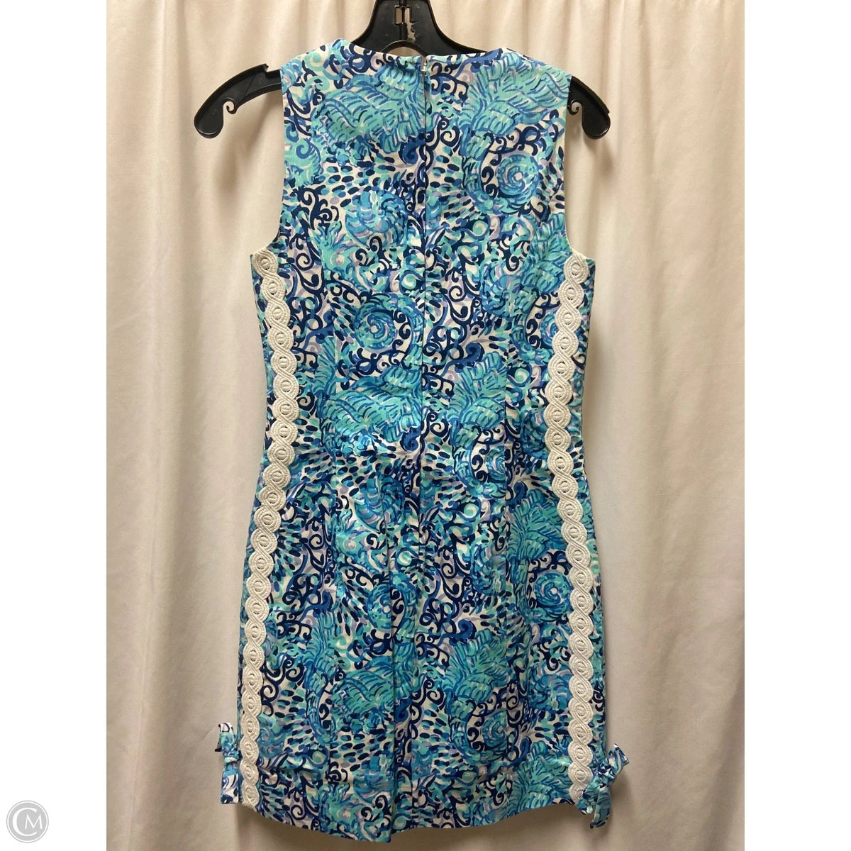 Dress Designer By Lilly Pulitzer In Blue & Purple, Size: 0