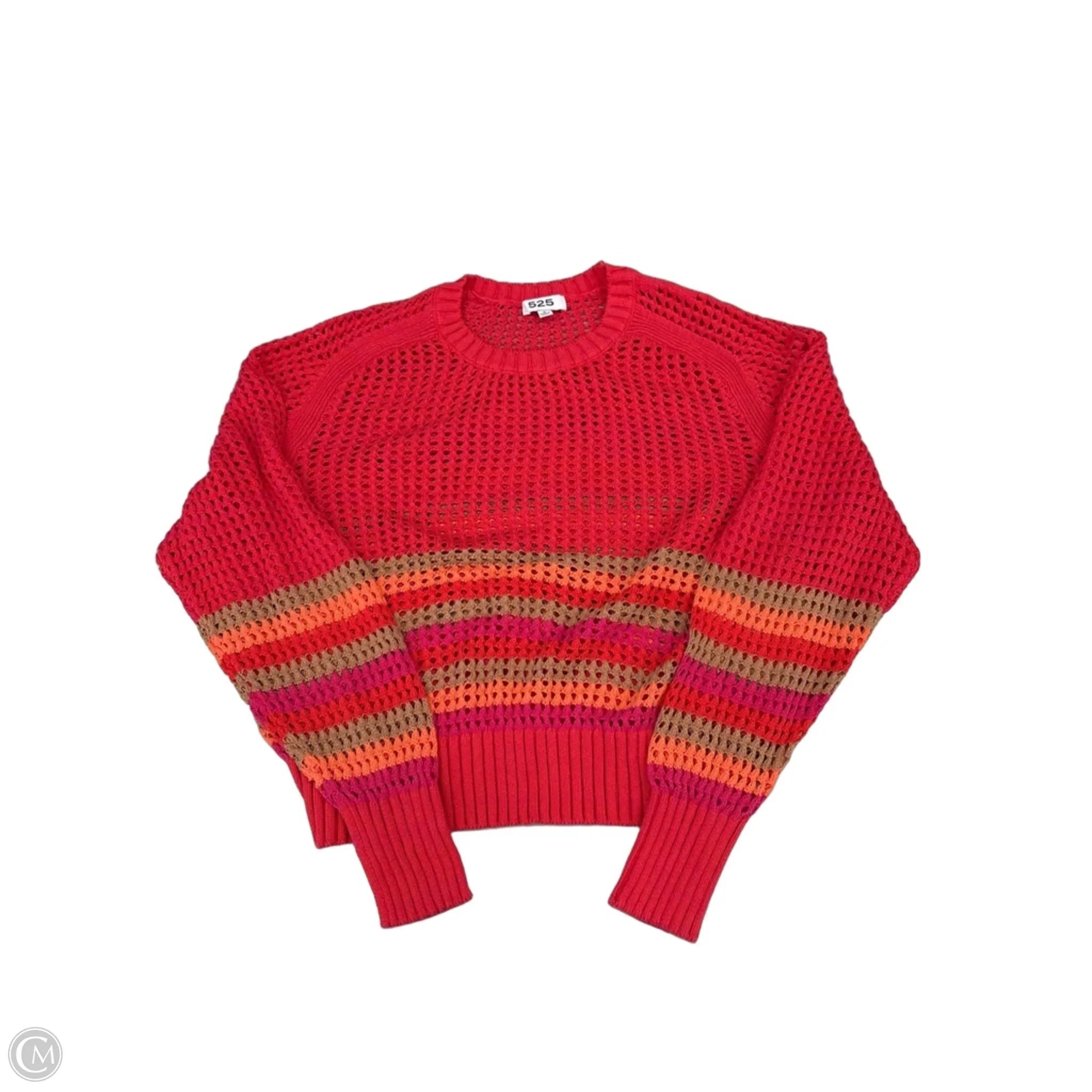 Top Long Sleeve By 525 In Red, Size: S