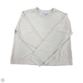 Top Long Sleeve By Athleta In Cream, Size: L
