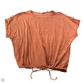 Athletic Top Short Sleeve By Lululemon In Brown, Size: M