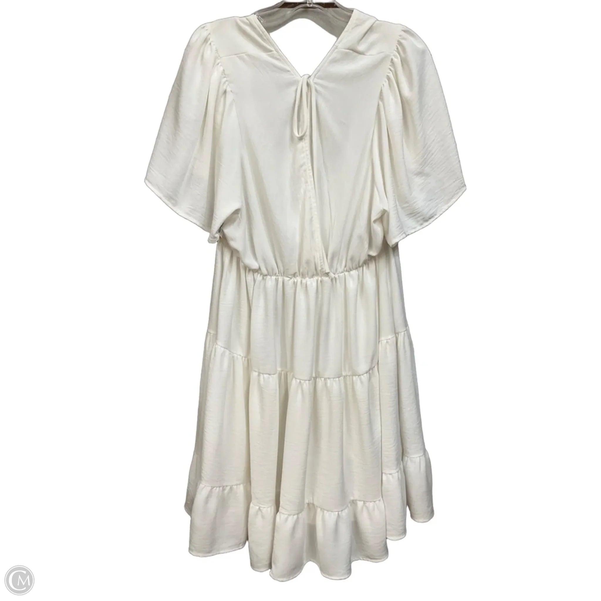 Dress Casual Short By Arula In White, Size: 1x