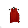 Top Sleeveless By Free Assembly In Red, Size: L