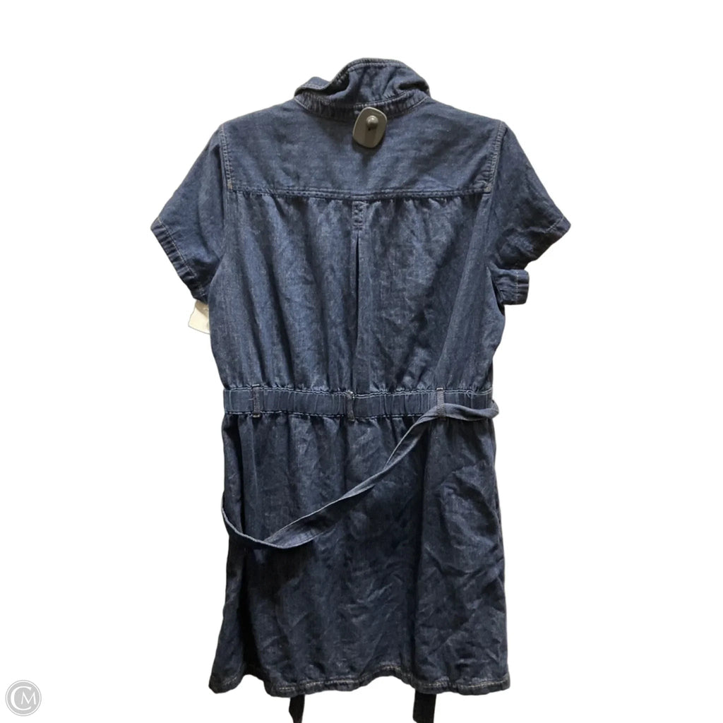 Dress Casual Midi By J. Crew In Blue, Size: 14