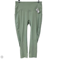 Athletic Leggings By Lululemon In Green, Size: 10