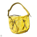 Handbag Leather By Fossil, Size: Medium