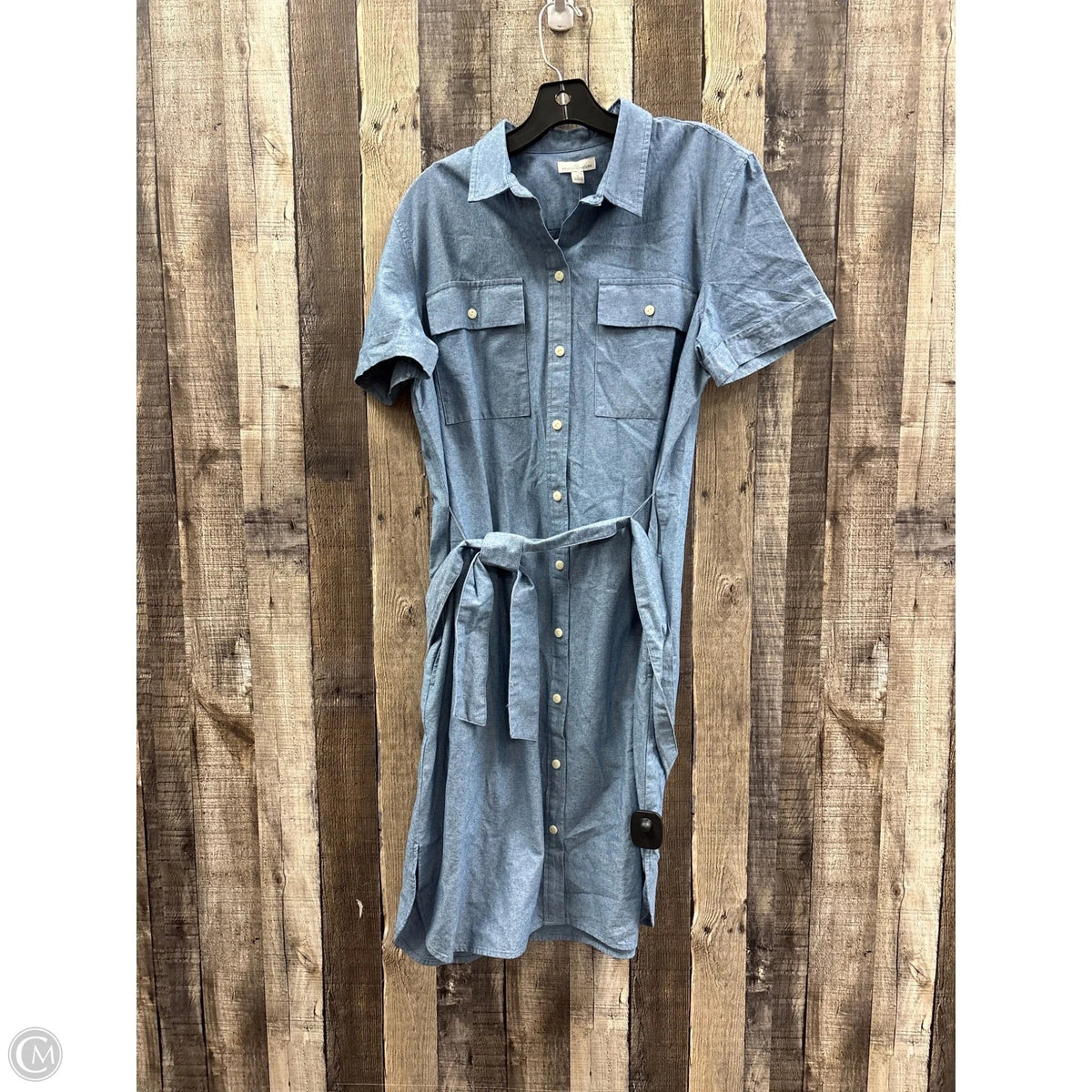 Dress Casual Midi By L.l. Bean In Blue, Size: L