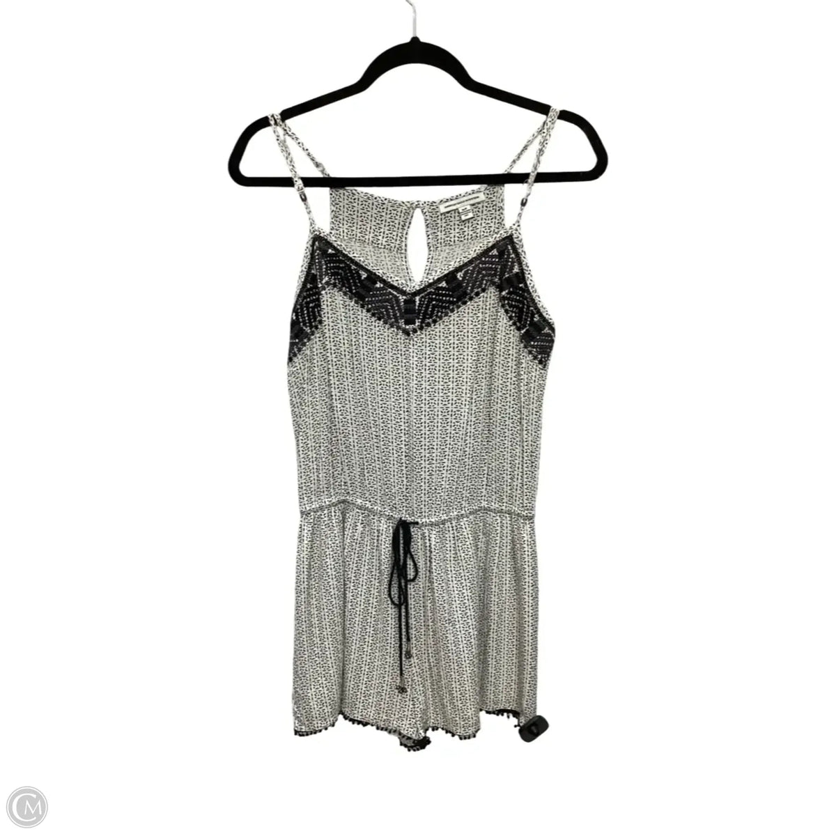 Romper By American Eagle In Black & White, Size: S