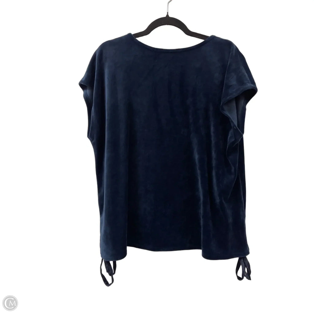 Top Sleeveless By Vince Camuto In Blue, Size: 1x