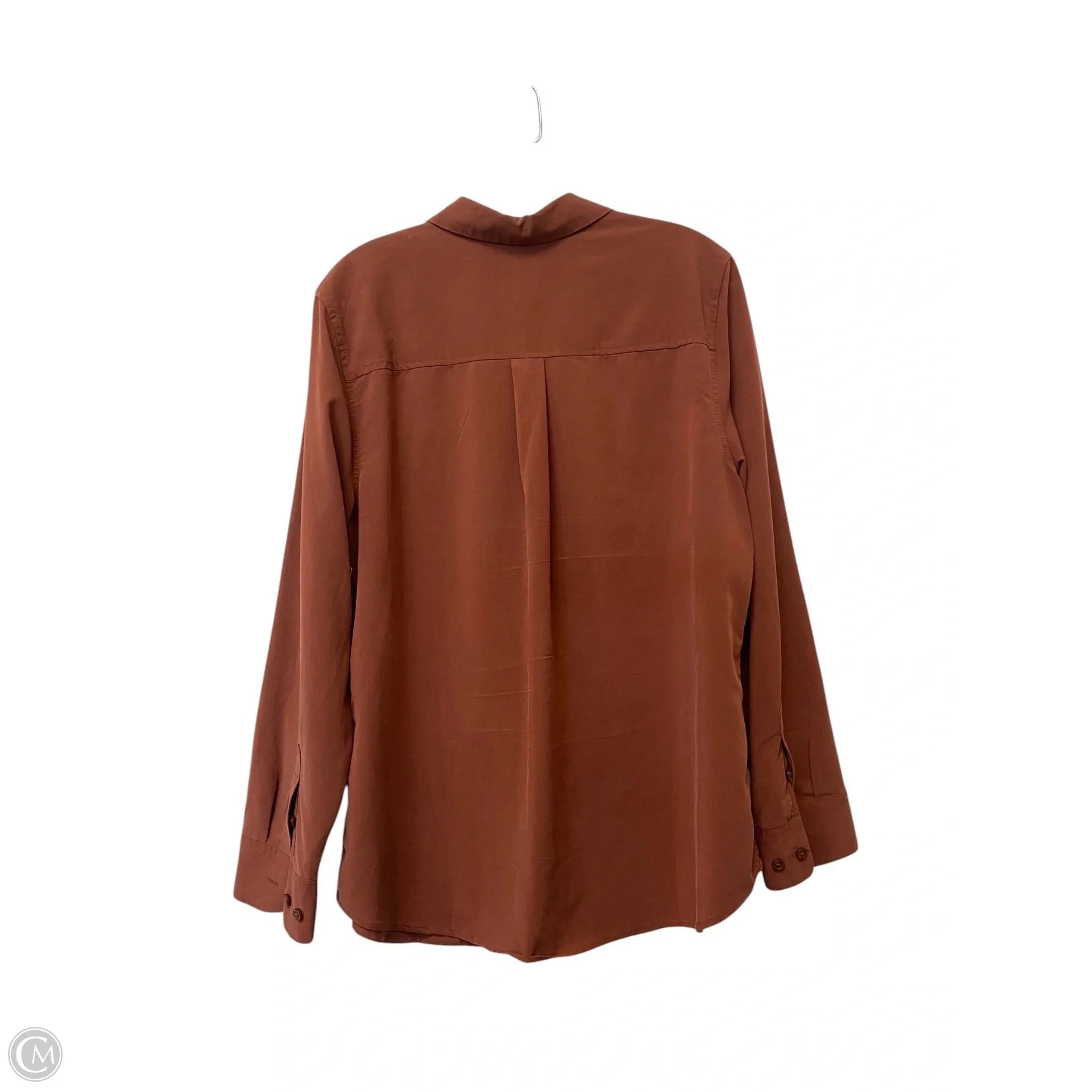 Top Long Sleeve By Chicos In Brown, Size: 2