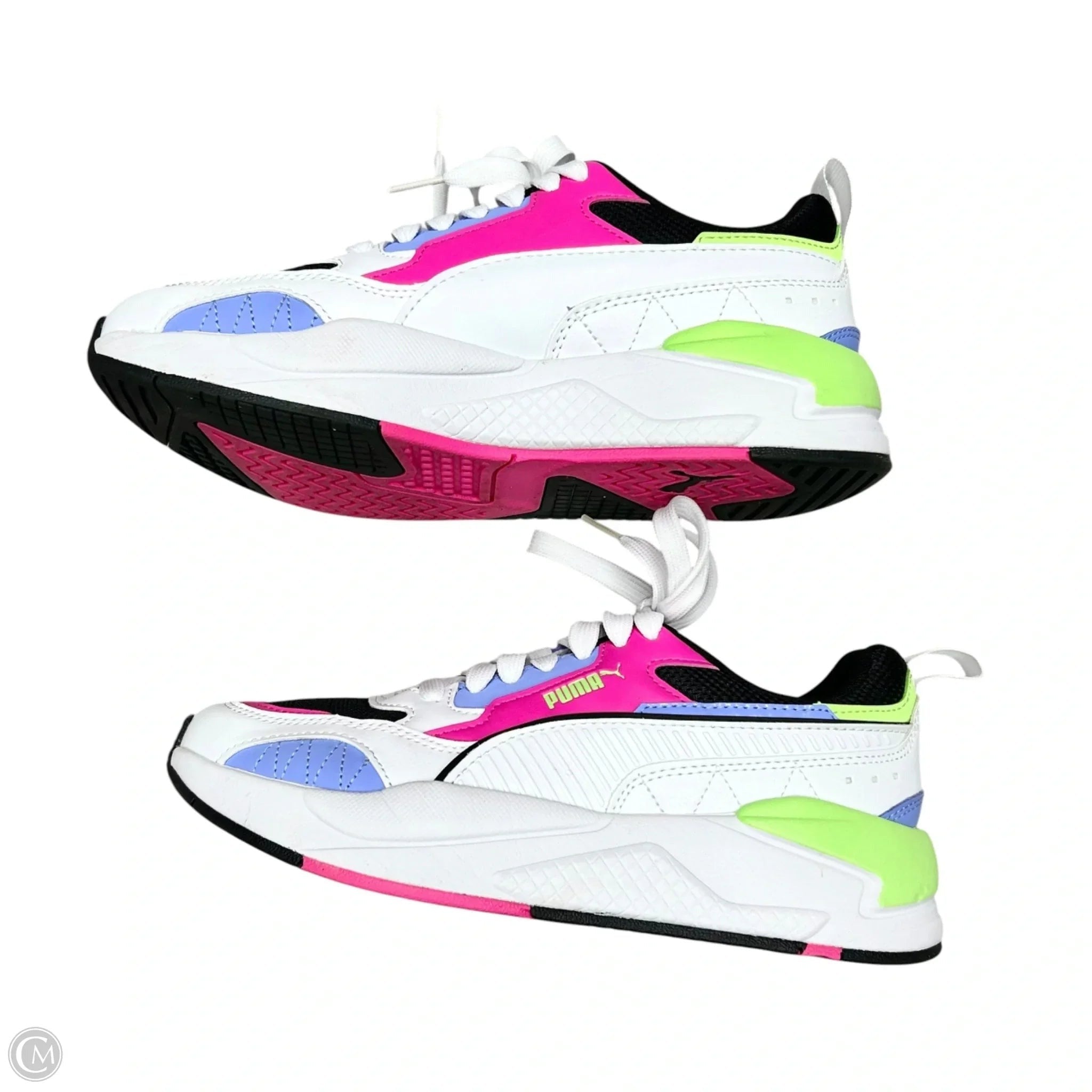Shoes Athletic By Puma In Pink & White, Size: 7