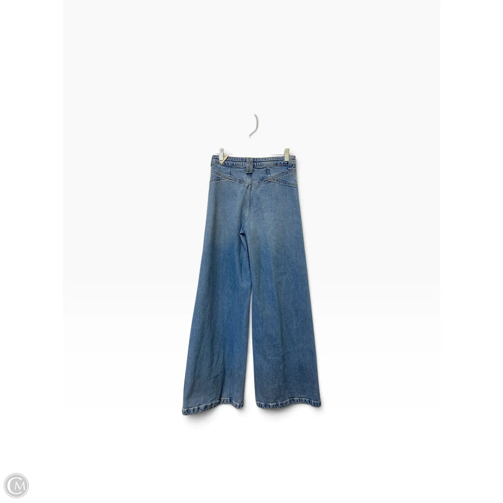 Jeans Wide Leg By We The Free In Blue Denim, Size: 0