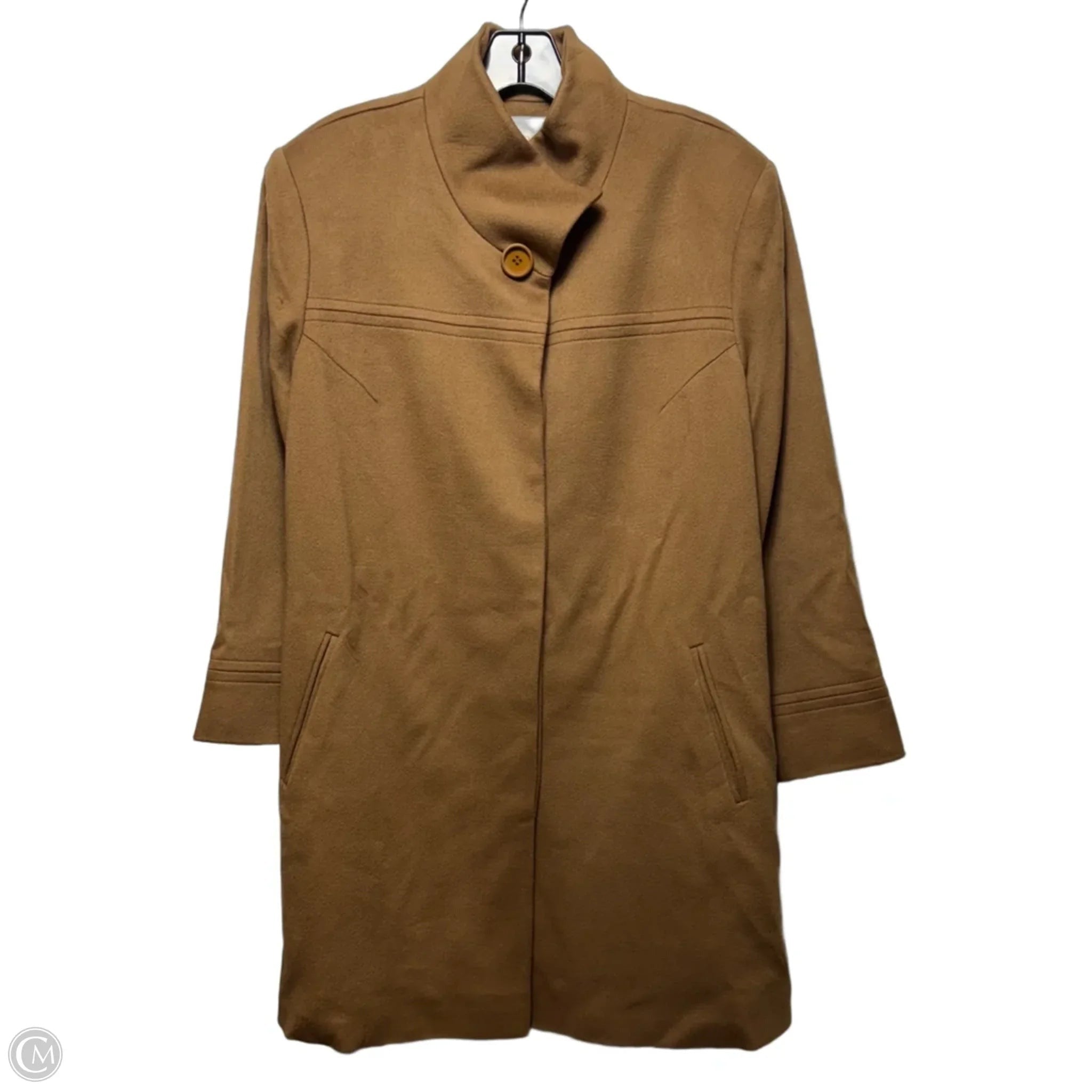 Wool coat By Fleurette In Tan, Size: 14