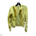 Athletic Jacket By Lululemon In Yellow, Size: 4