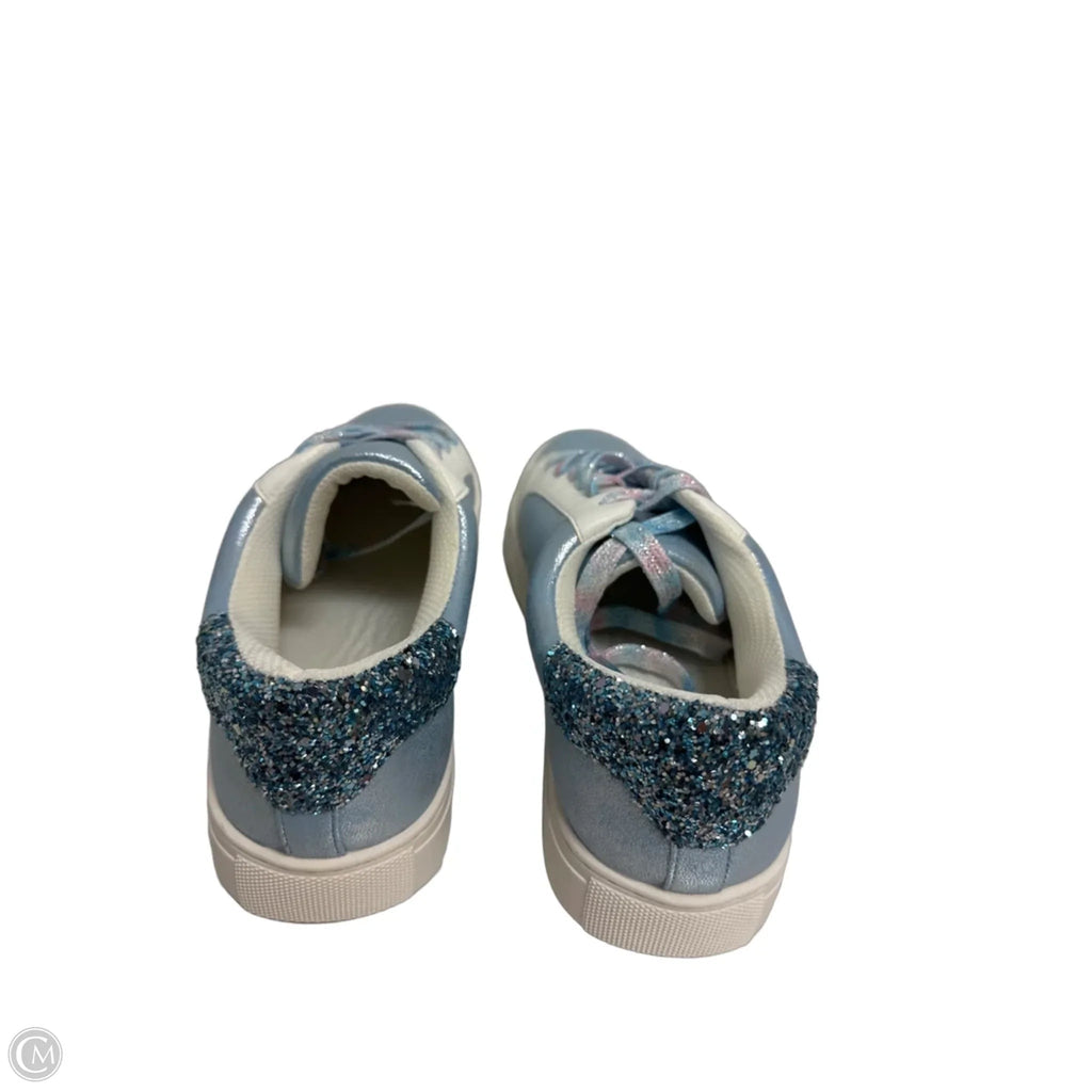 Shoes Sneakers By Corkys In Blue & White, Size: 10