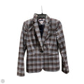 Blouse Long Sleeve By Tommy Hilfiger In Plaid Pattern, Size: Xs