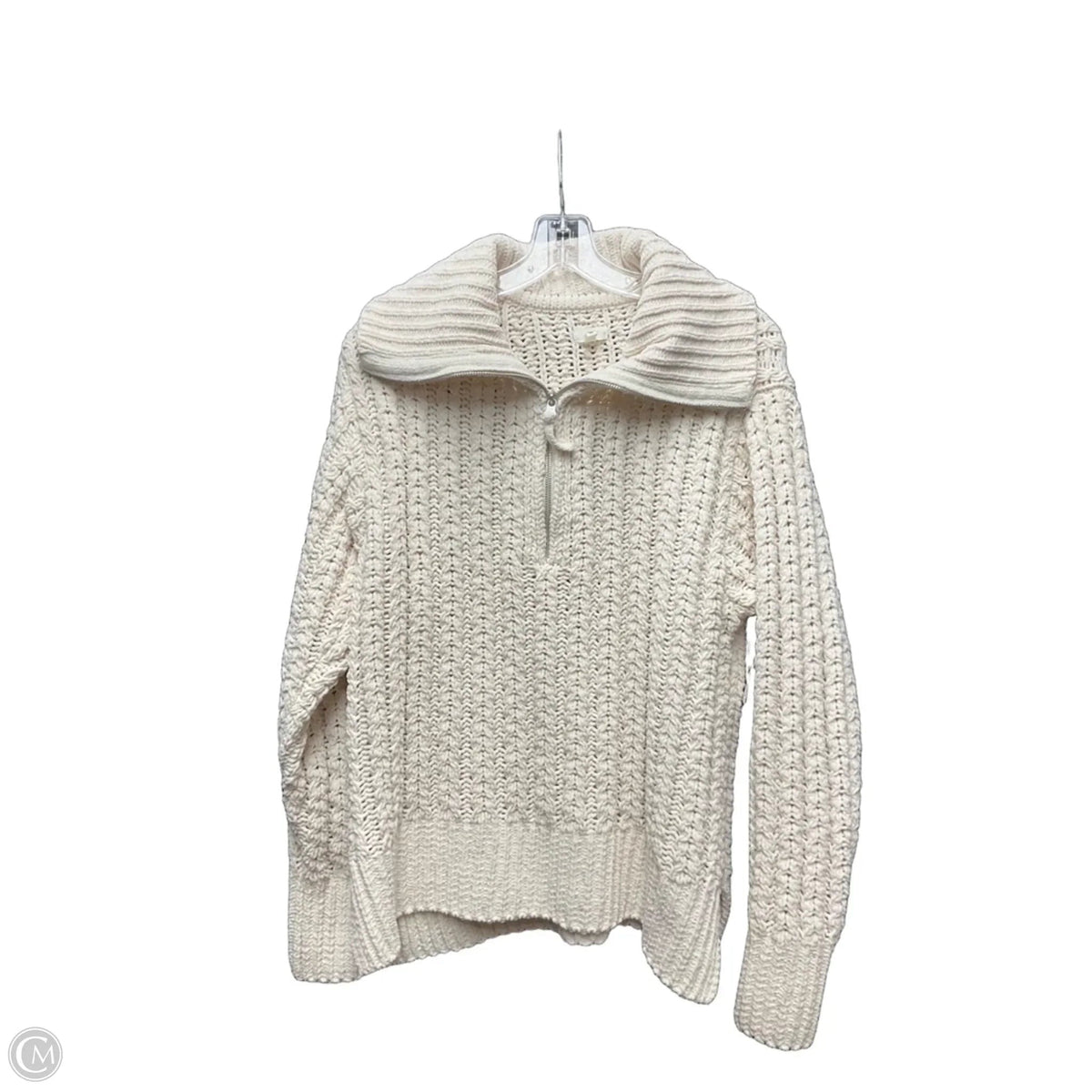 Jacket Faux Fur & Sherpa By Aerie In Cream, Size: S