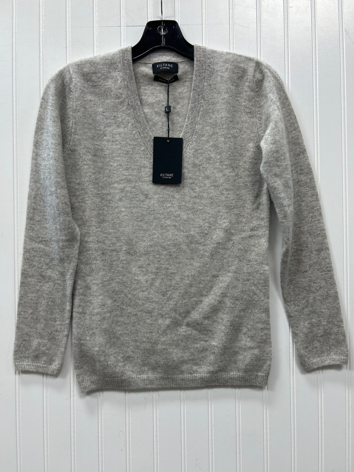 Sweater Cashmere By Cmc In Grey, Size:Xs NWT