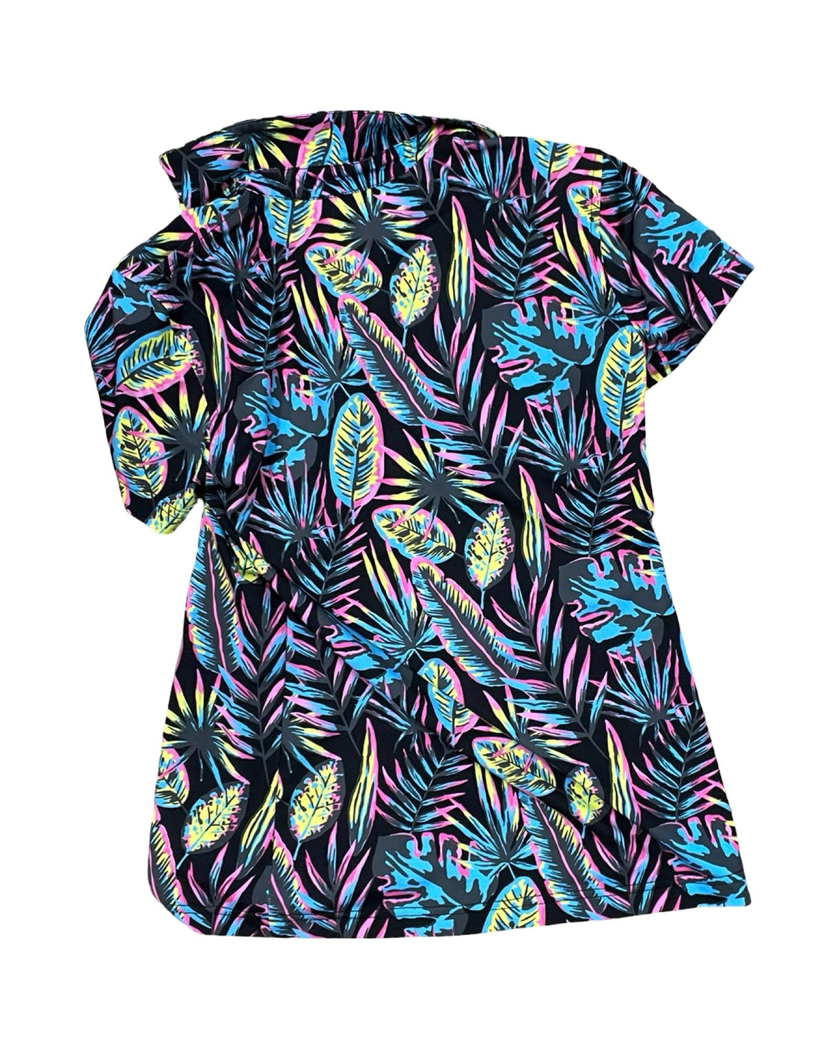 Top Ss By Clothes Mentor In Black & Pink, Size:S