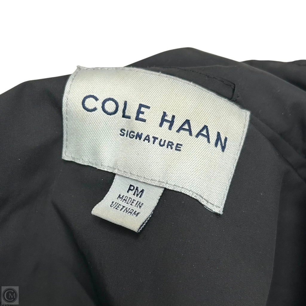 Coat Raincoat By Cole-haan In Black, Size: Mp