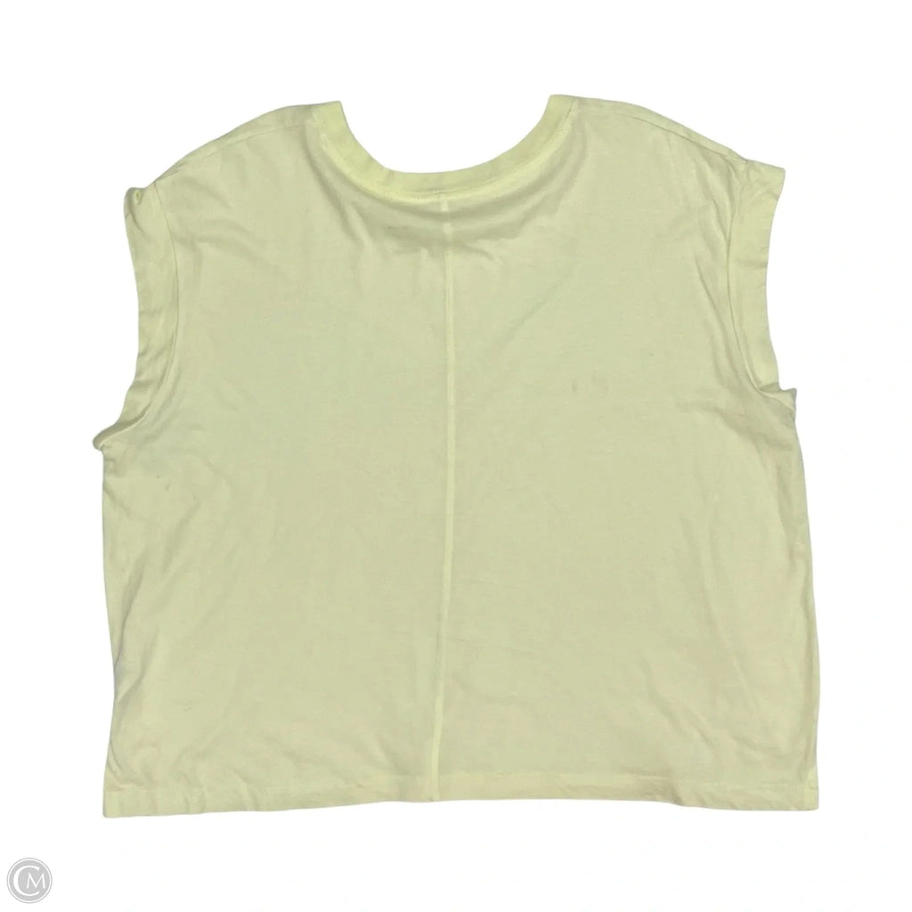 Top Short Sleeve By A New Day In Yellow, Size: Xxl