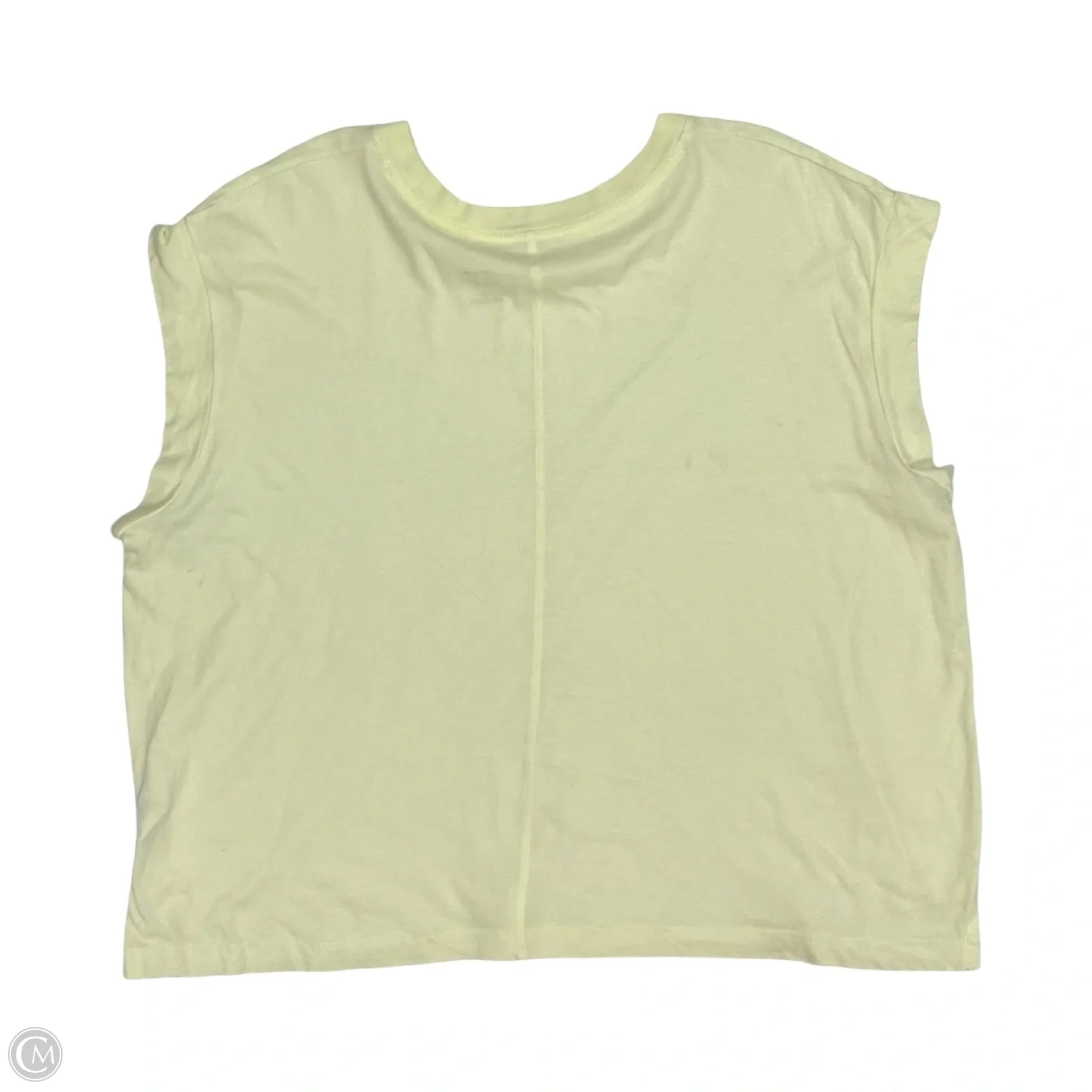 Top Short Sleeve By A New Day In Yellow, Size: Xxl