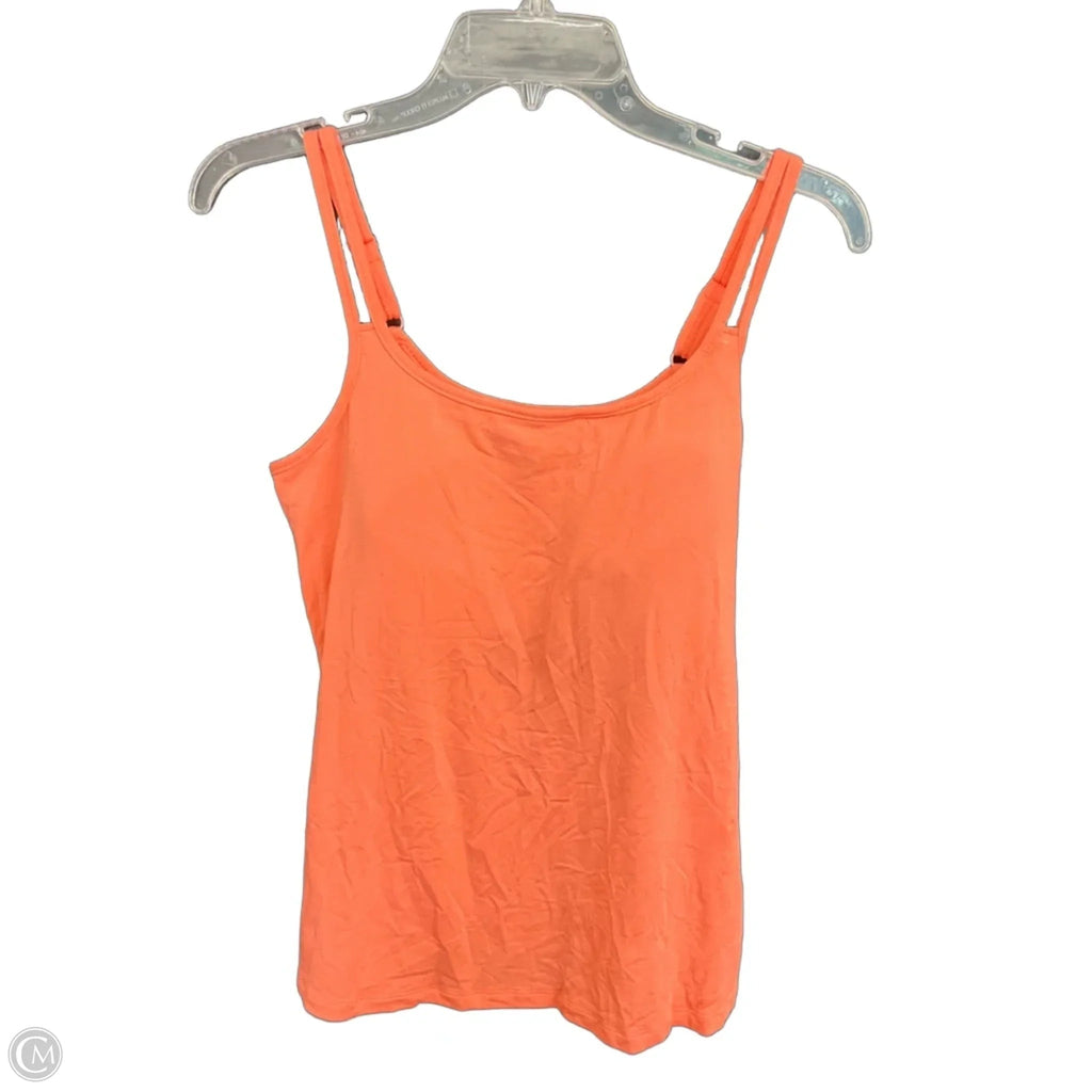 Top Sleeveless Basic By Clothes Mentor In Orange, Size: L