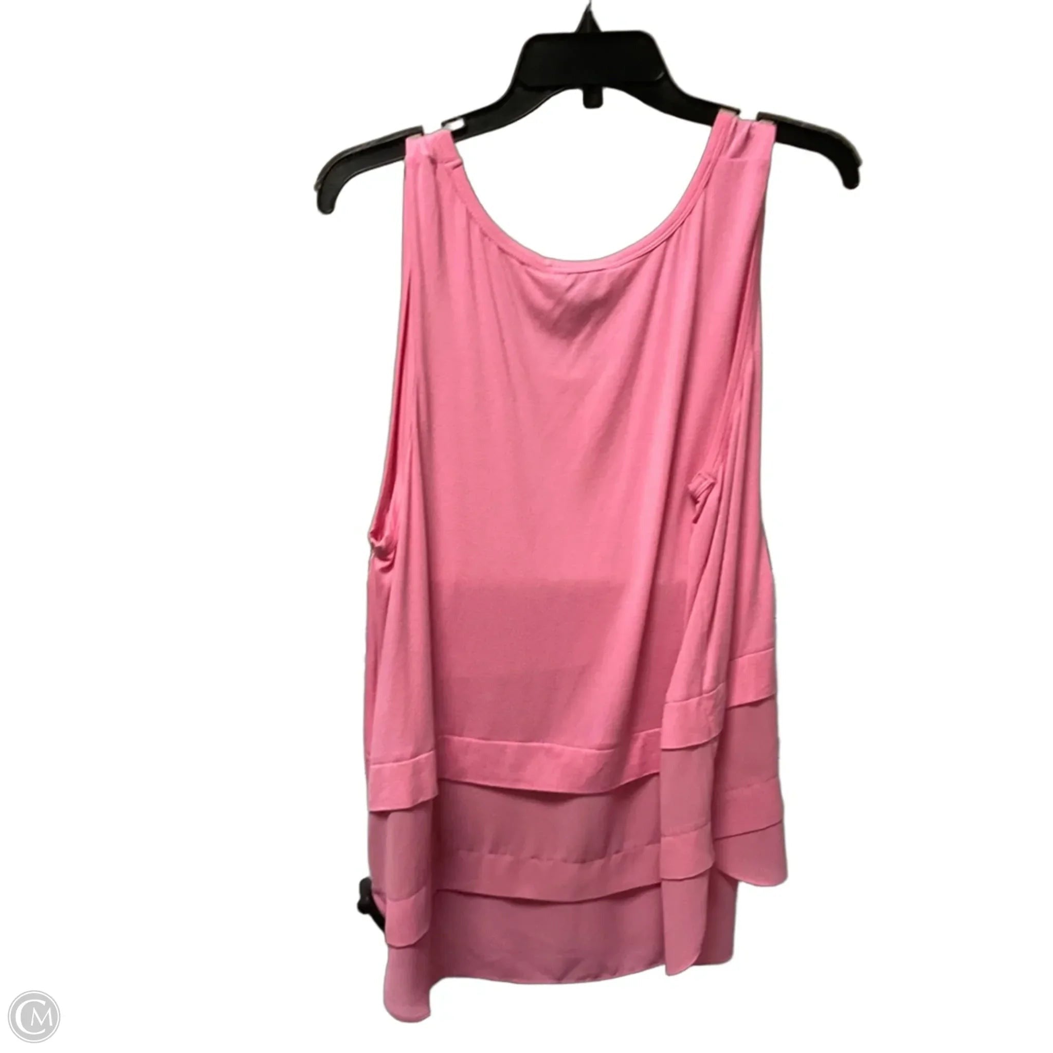 Top Sleeveless By Charlie Paige In Pink, Size: Xl