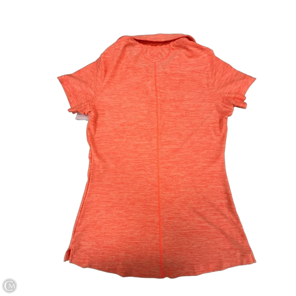 Top Short Sleeve By Under Armour In Coral, Size: S