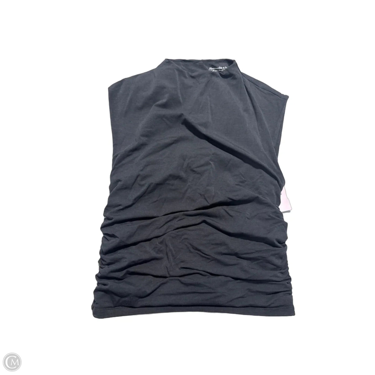 Top Short Sleeve By Abercrombie And Fitch In Black, Size: M