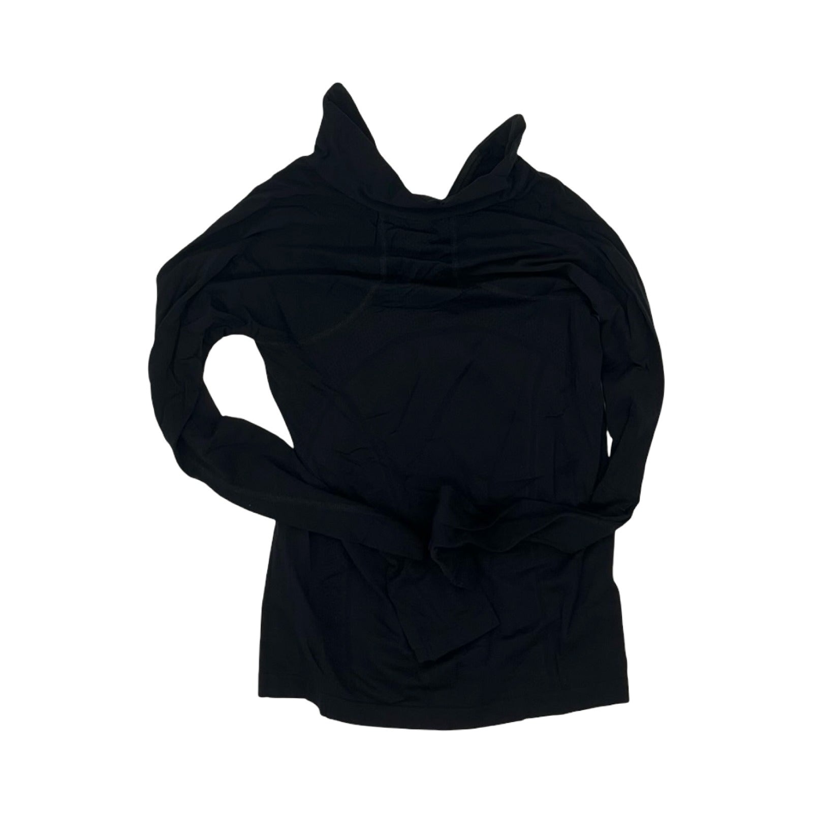 Athletic Top Ls Collar By Athleta In Black, Size:Xs