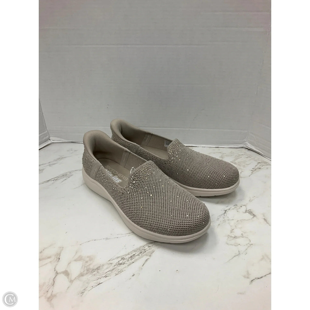 Shoes Athletic By Skechers In Tan, Size: 9