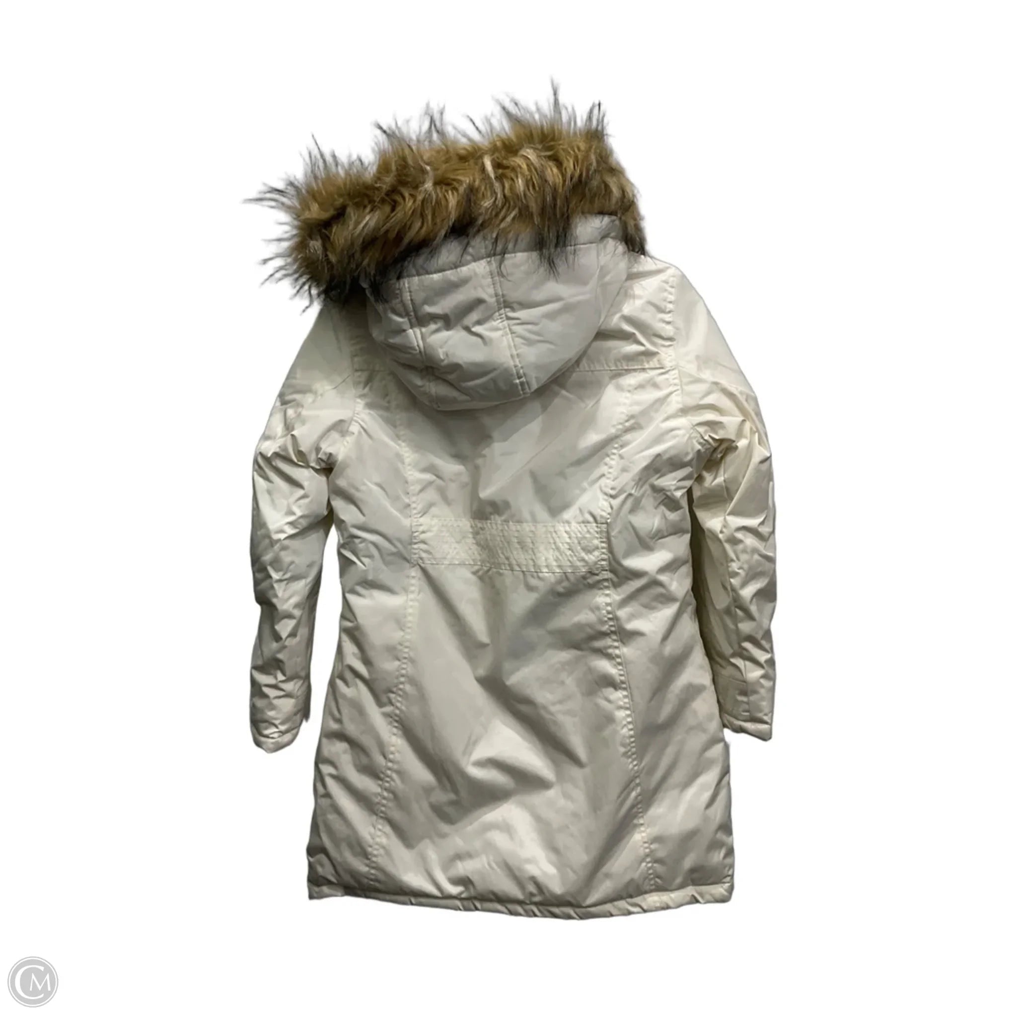 Jacket Puffer & Quilted By Steve Madden In Cream, Size: 10