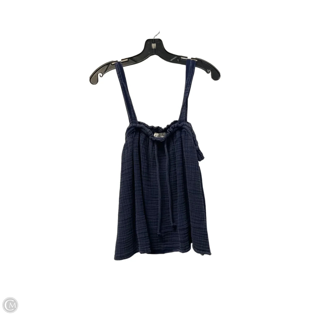 Top Sleeveless By Wonderly In Blue, Size: Xl