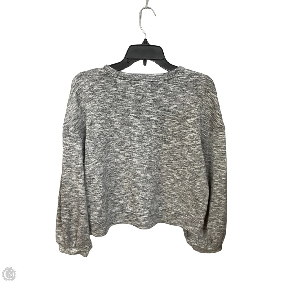Top Long Sleeve By Madewell In Grey, Size: L