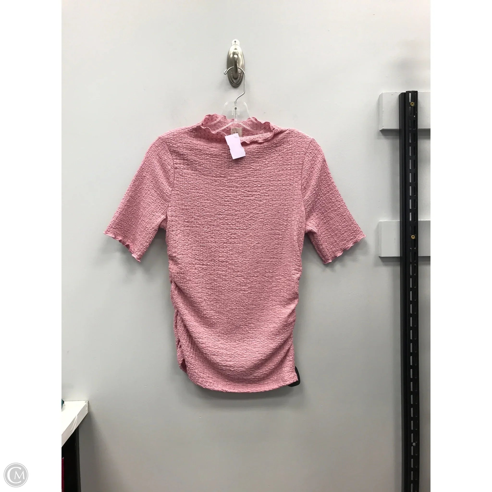 Top Short Sleeve By A New Day In Pink, Size: S