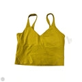 Athletic Tank Top By Lululemon In Chartreuse, Size: 6