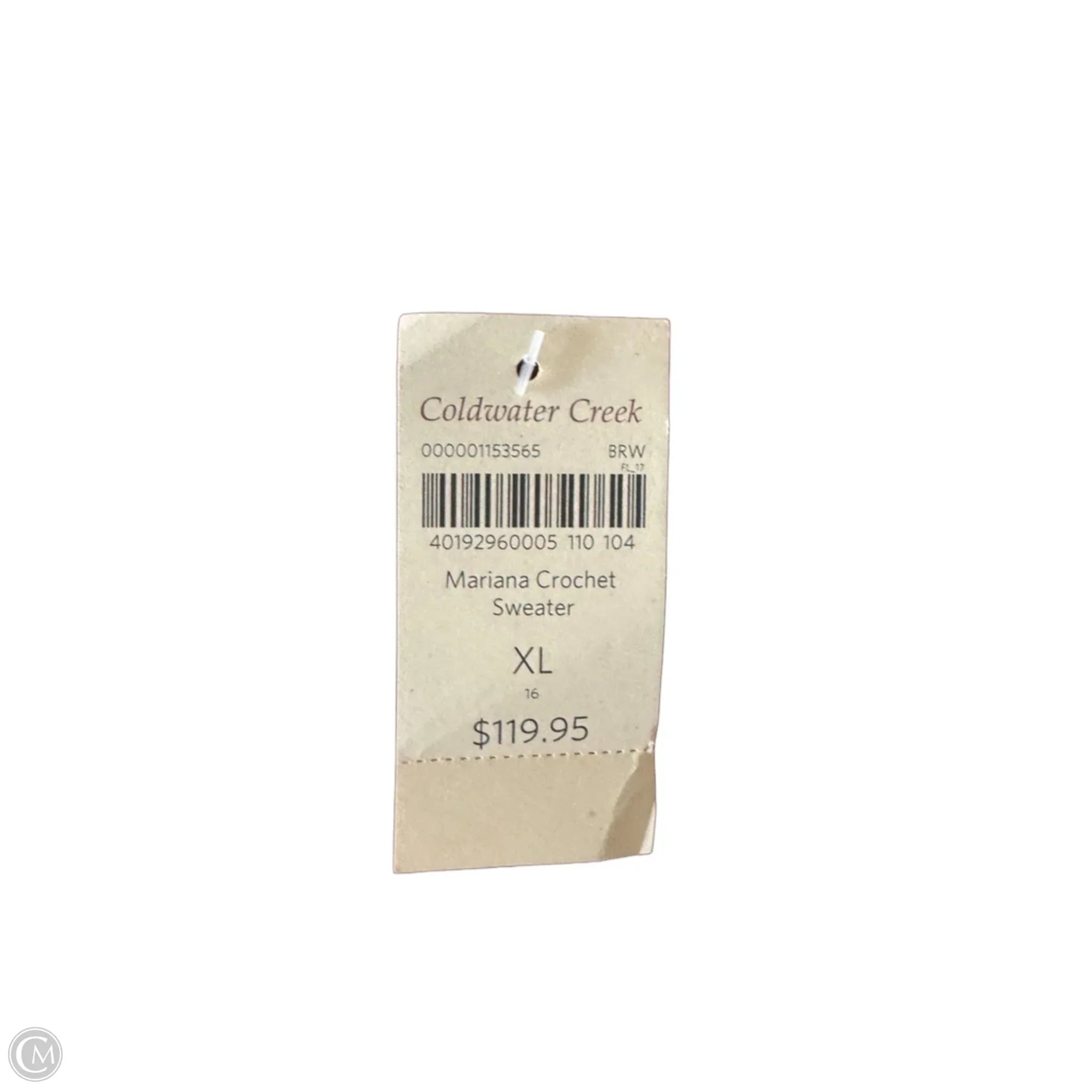 Sweater Short Sleeve By Chicos In Brown, Size: Xl