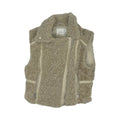 Vest Faux Fur & Sherpa By Anthropologie In Tan, Size:S