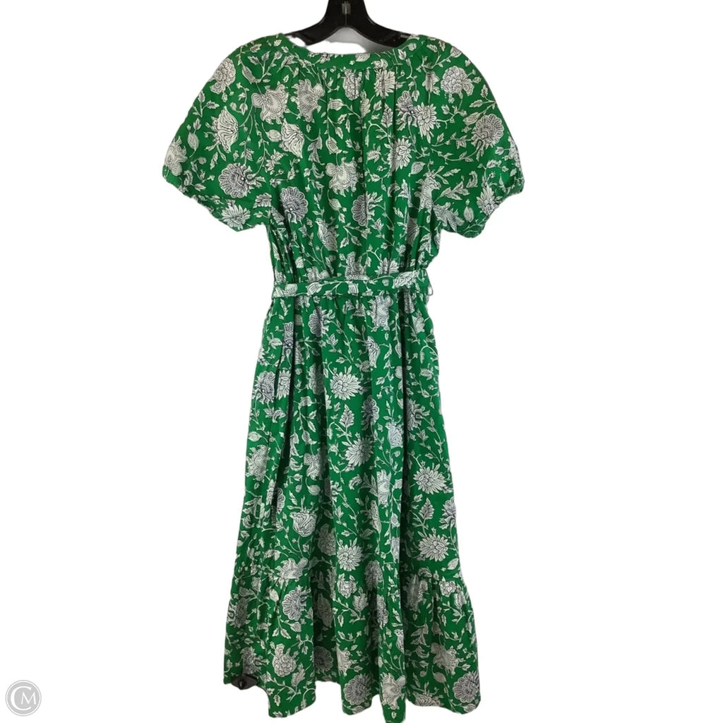 Dress Casual Maxi By J. Crew In Green, Size: 4