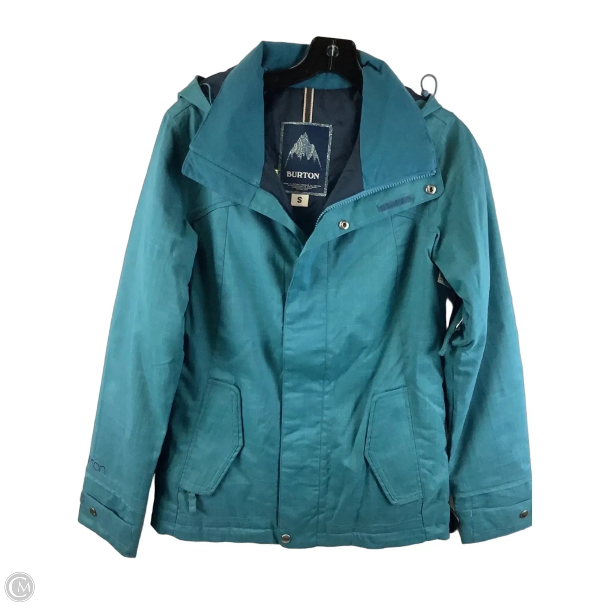 Jacket Puffer & Quilted By Burton In Blue, Size: S