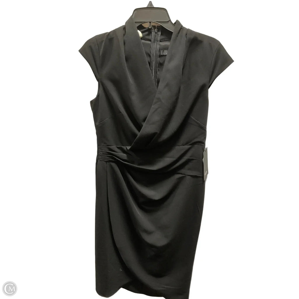 Dress Casual Midi By White House Black Market In Black, Size: M