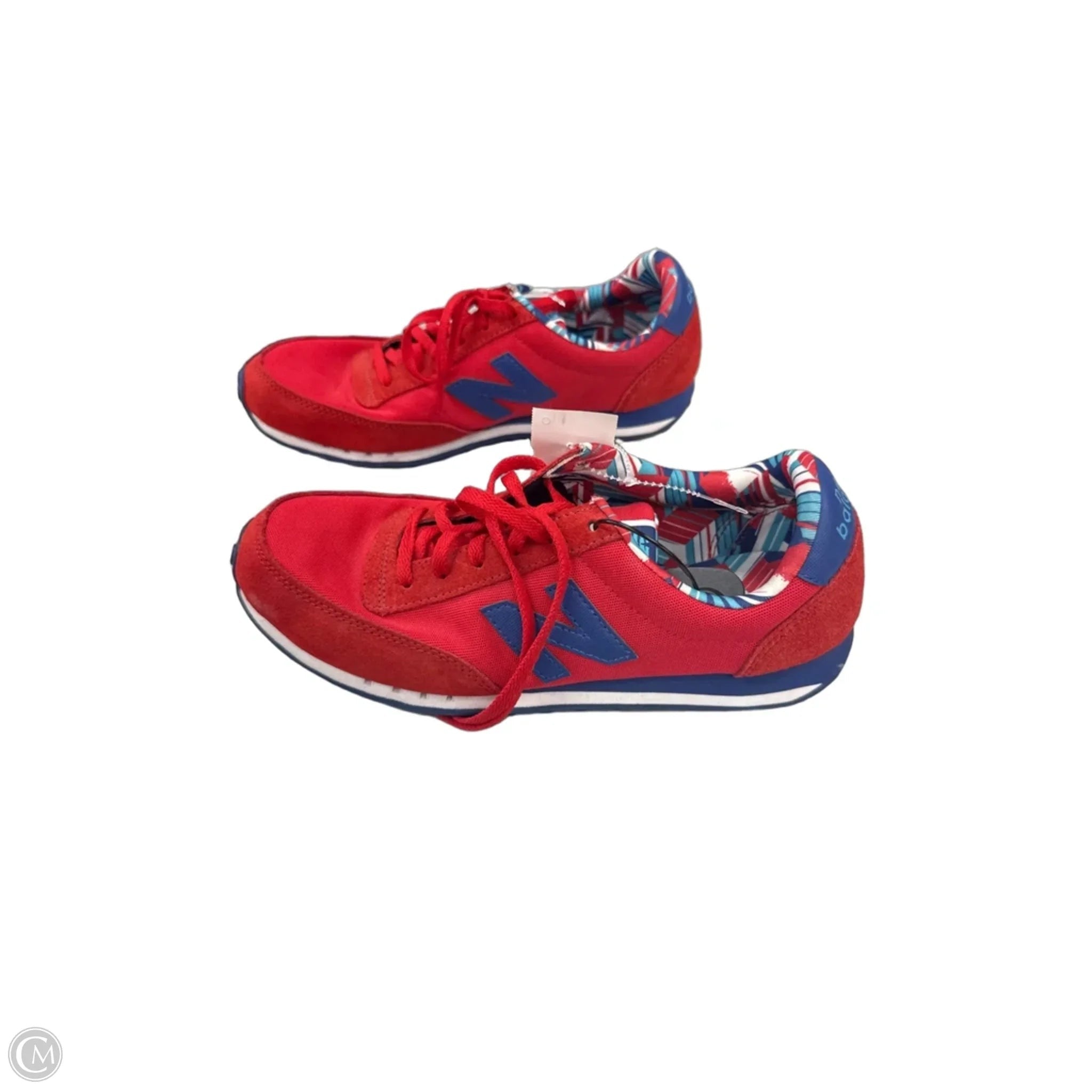 Shoes Sneakers By New Balance In Blue Red & White, Size: 9.5