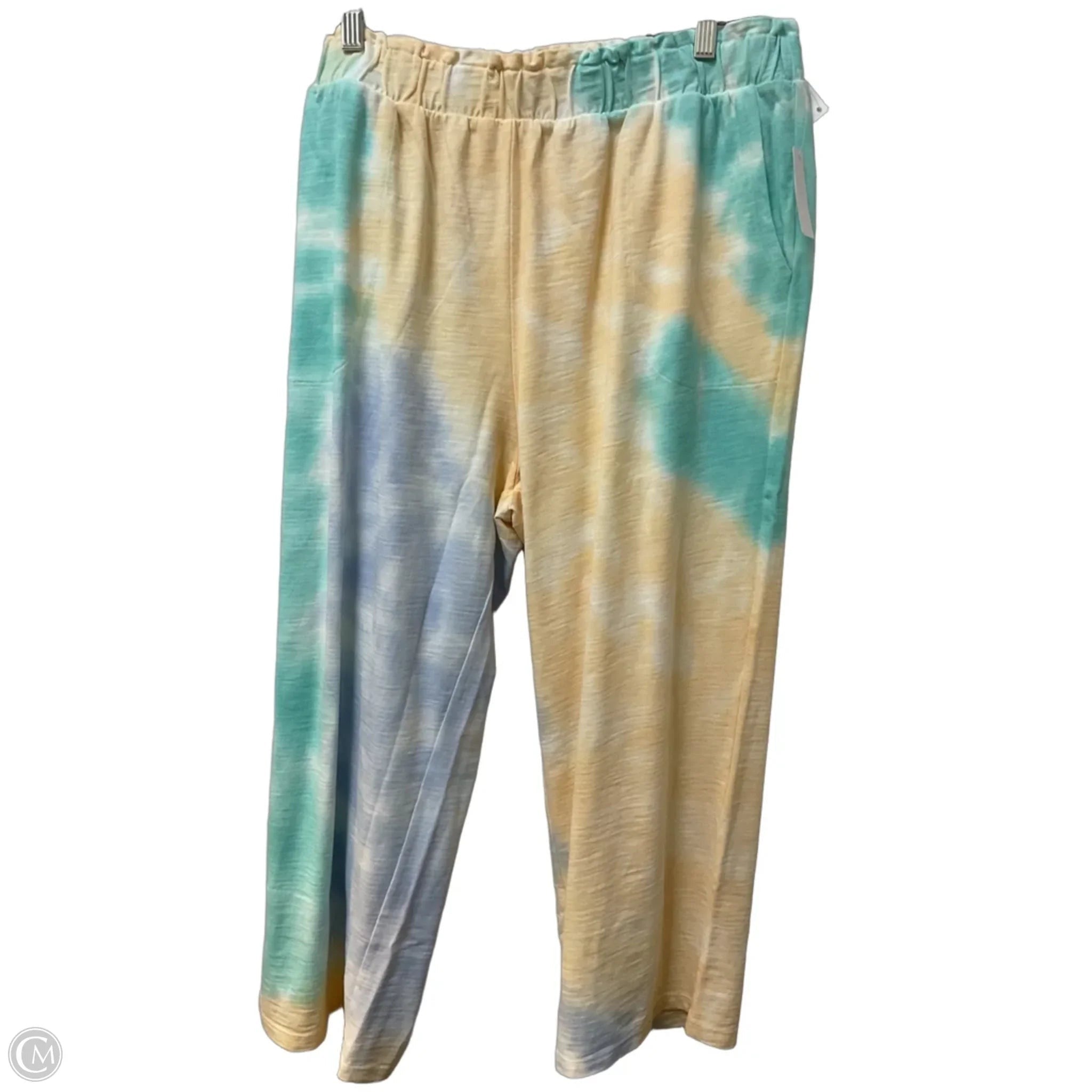 Lounge Set Pants By Soft Surroundings In Tie Dye Print, Size: Xl