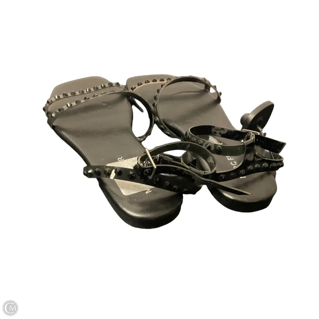 Sandals Flats By Marc Fisher In Black, Size: 7.5