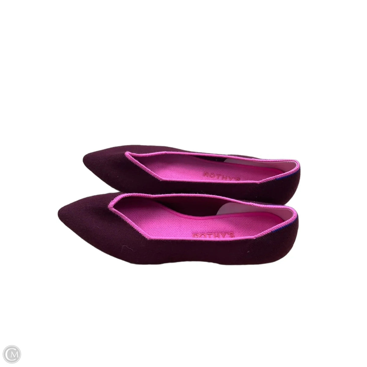 Shoes Flats By Rothys In Maroon, Size: 7.5