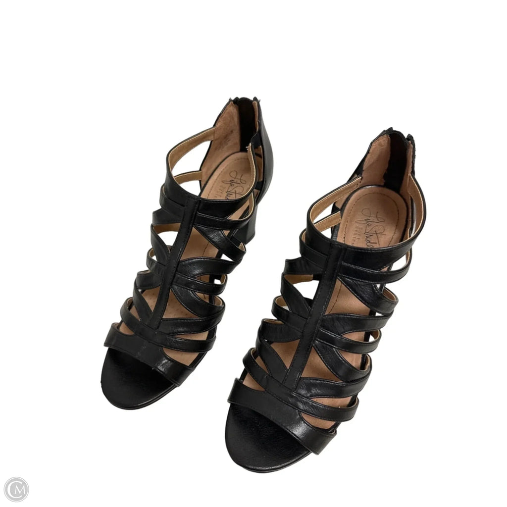 Sandals Heels Stiletto By Life Stride In Black, Size: 8